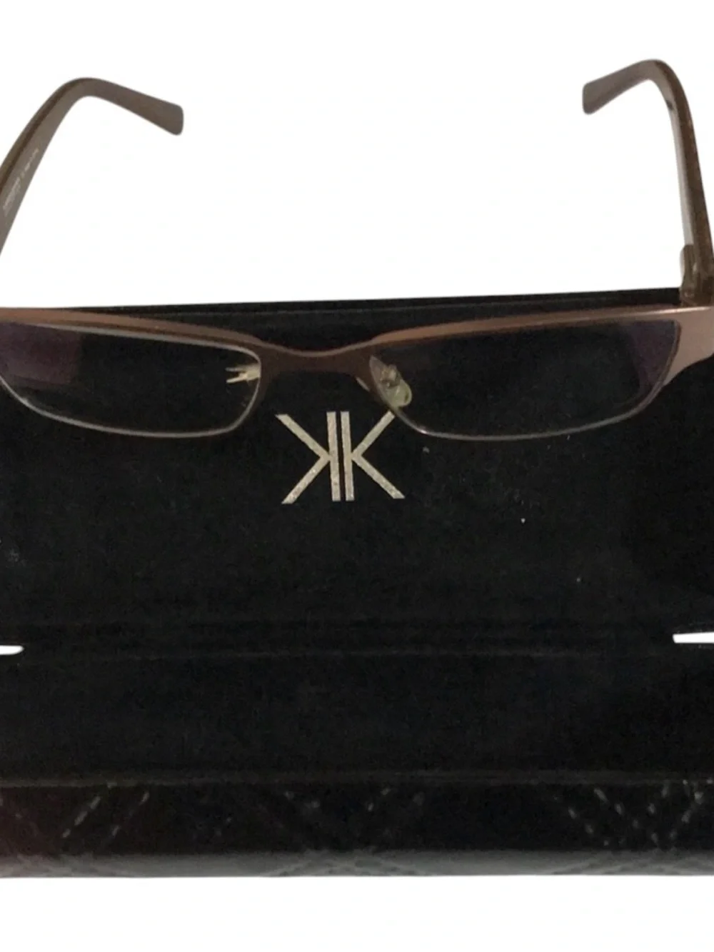 Kim Kadashian  Brown & gold animal print reading glasses like new